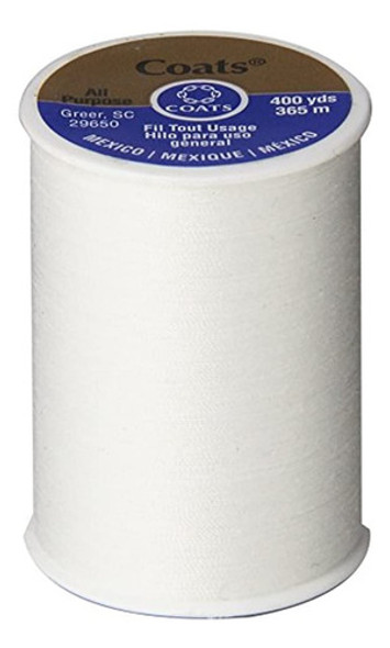 Abrigos Y Clark Hilo Multiuso 400 Yardas Blanco (un Carrete 0