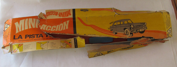 Antiguo Juguete Mini Acción La Pista Tuerca, 1/64, Sin Autos 0