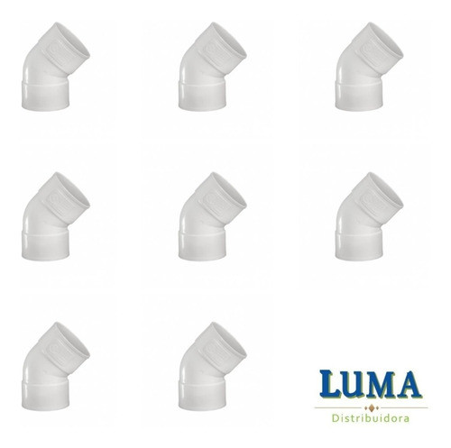 Codo 45° Hh 40mm Amanco Nivel 1 - X12 Unidades 0
