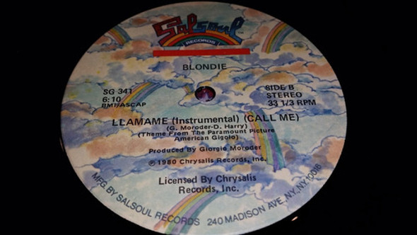 Blondie Llamame (call Me) Vinilo Maxi Usa 1980 En Castellano 0