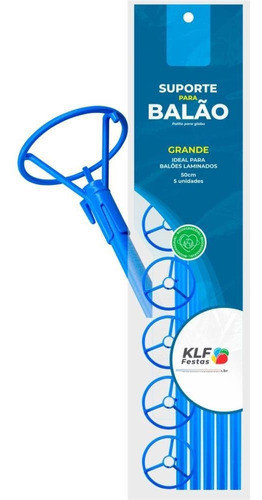 Suporte Para Balao Azul Franca 50cm 1