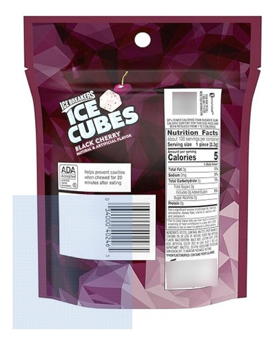 Ice Cubes Bolsa De Chicles 100 Piezas 1