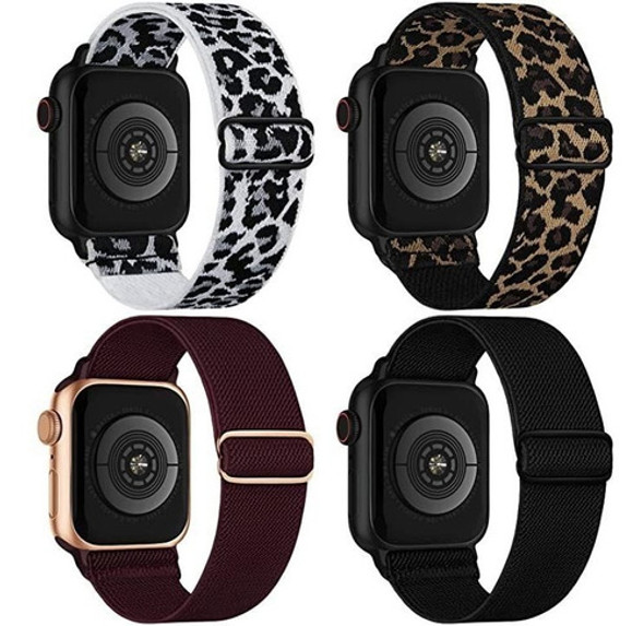 Malla Elastica Para Apple Watch 42/44/45mm. / 4 Unidades 0