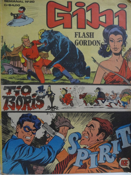 Hqs Gibi Semanal Nº 20 Flash Gordon Tio Boris E Spirit 0