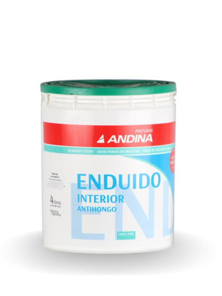 Enduido Andina Interior 4lts. Pint. Liberato. 0 Enduido Andina Interior 4lts. Pint. Liberato. 0