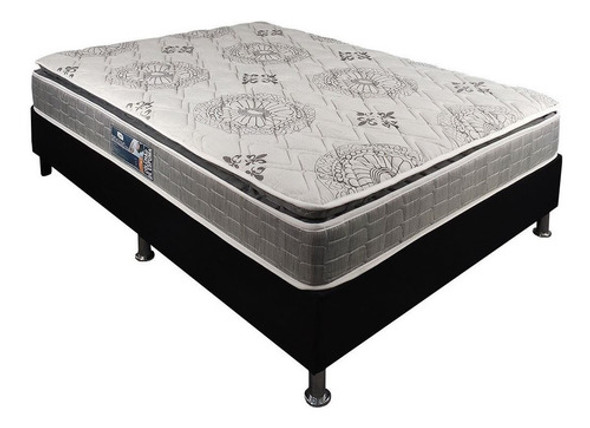 Sommier 2 Plazas Espuma Densidad 33 130kg Pillow Top 0