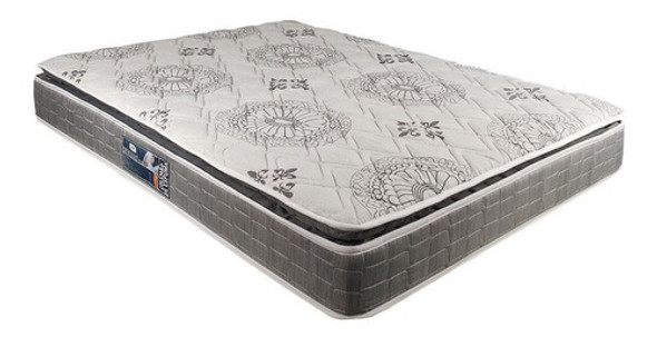 Sommier 2 Plazas Espuma Densidad 33 130kg Pillow Top 1