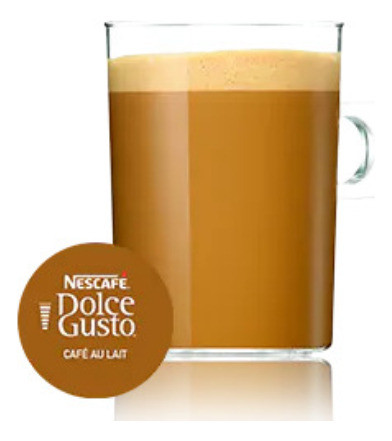 Cápsulas Café Au Lait Dolce Gusto Nescafé 16 Un. 1
