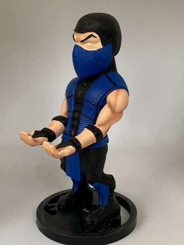 Soporte Joystick Sub Zero Mortal Kombat Impreso 3d 1