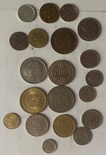 Lote De Monedas Francia Belgica Filipinas Usa Bolivia 924/8m 1