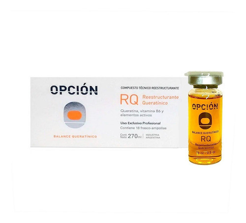 Ampolla Capilar Opción Keratina X10 Unidades Peluquería 0