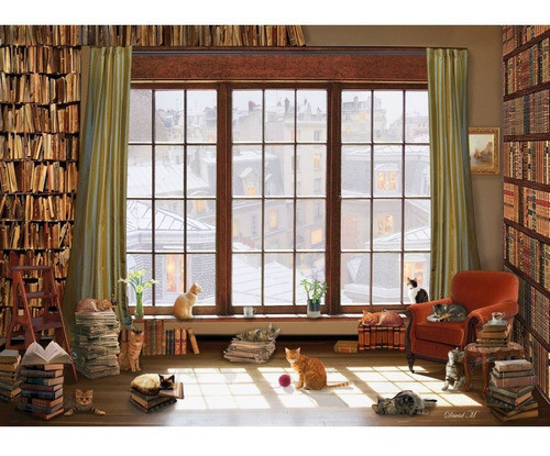 Puzzle 1000 Piezas Window Cat Anatolian 1