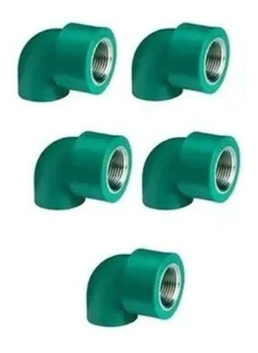 Codo Tigre Rosca Hembra 25 X 1/2 Termofusion X 5 Unidades 0