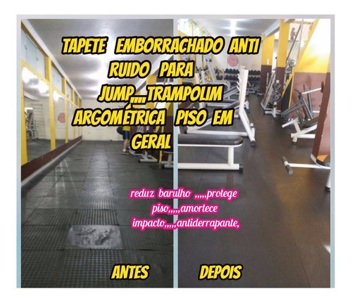 Rolo De Borracha 3mm-rolo C/5x1 Metros Forrar Piso Em Geral 1