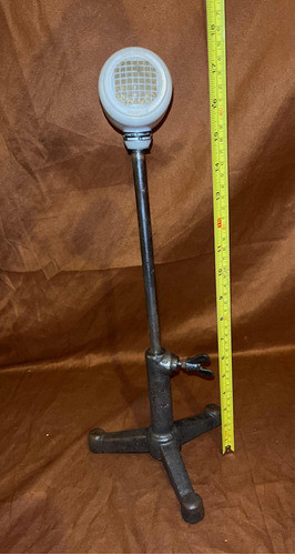 Antiguo Micrófono Ronette Holand B 110 Con Pie 1