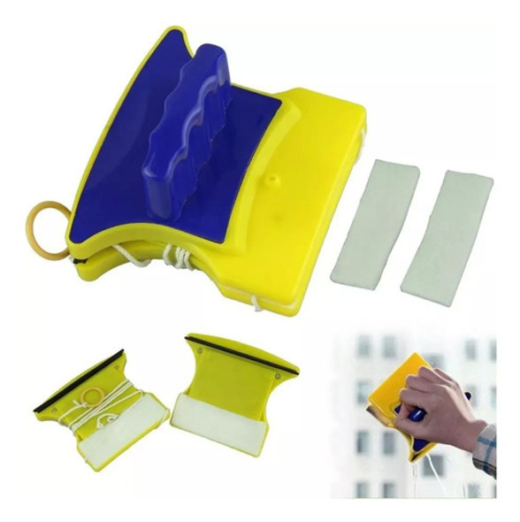 Limpiador De Vidrios Magnetico Limpiavidrios Ventanas Doble 0