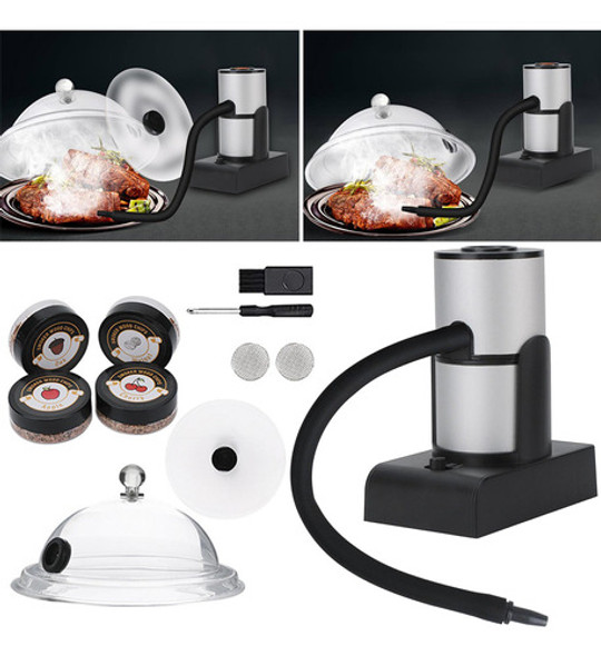 Infusor De Fumaça Portátil Kit De Defumador De Cozinha 1
