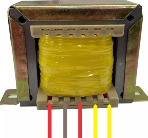 Transformador Trafo Ent. Bivolt Saída 12+12v 2a 0+8v 500ma 0