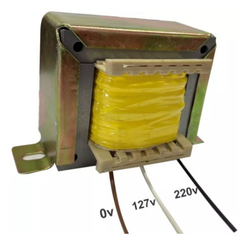 Transformador Trafo Ent. Bivolt Saída 12+12v 2a 0+8v 500ma 1