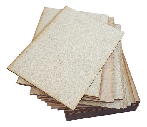 Base Rectángulo Figura 25x20cm Fibrofacíl Mdf 3mm - X 10u 0
