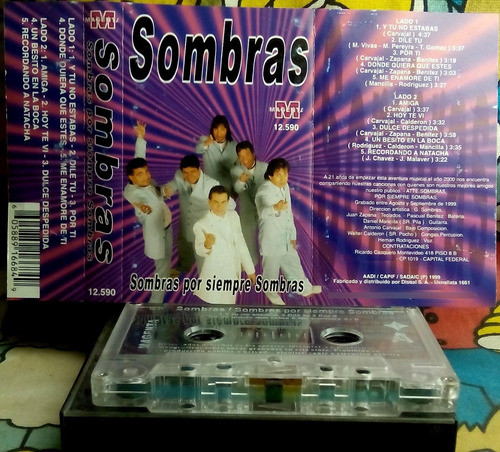 Cassette-sombras-sombras - Por Siempre Sombras 0