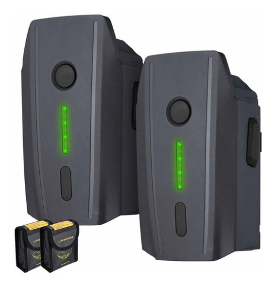 2 Baterias Para Dji Mavic Pro, Dji Mavic Pro Platinum, Dji M 0