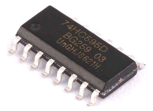 X50 74hc595 74hc595d Reg. Desplazamiento Soic16 1