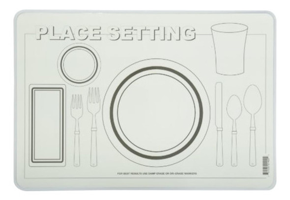 Placemat De Colocación De Lugar De Aprendizaje Indolora 1