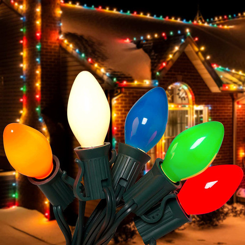 Pallerina C7 - Tira De Luces Led De Navidad Multicolor De 25 0