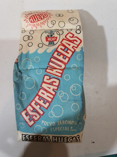 Antiguo Almacen Jabon En Polvo Coleccion Esferas Huecas 0