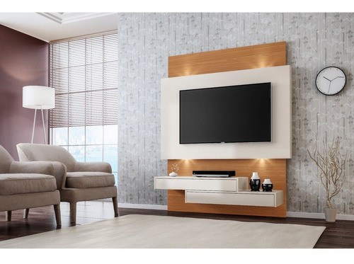 Painel Para Tv Até 42 Polegadas 2 Gavetas Led Tb120l Dalla 1