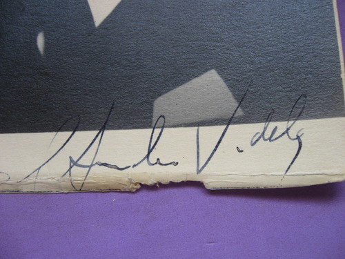 Foto Impresion Ministro Daniel Amadeo Y Videla, Firmada 1