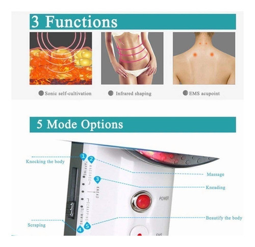 3in1 Cavitação Ultra-sônica Radiofrequência Ems Massageado 1