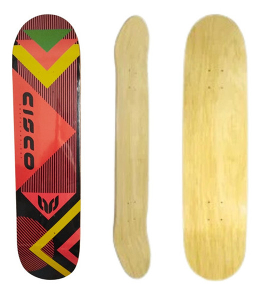 Kronik Skate Shape Madeira Marfim Tabua 8'' Profissional 1