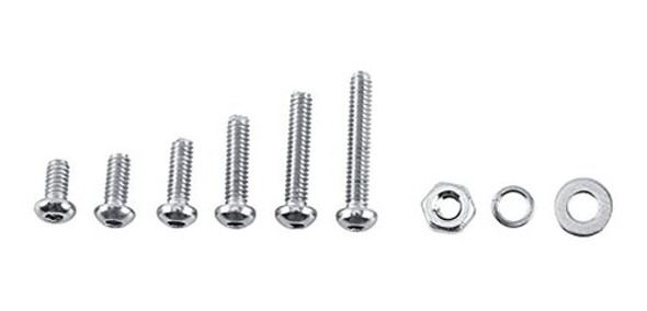 Paquete De 600 Tornillos Hexagonales M2 304 De Acero Inoxida 0