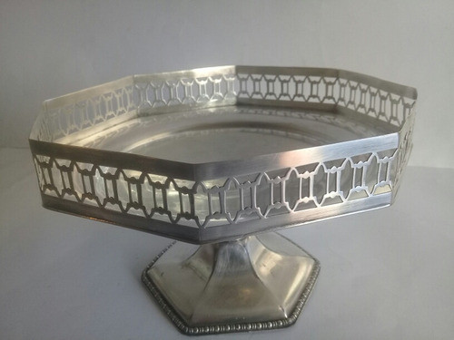 Centro De Mesa Sheffield Design Made In Usa De Plata./// 0