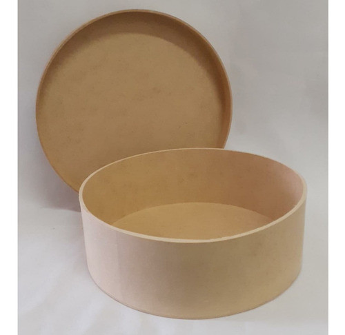 16 Caixa Redonda 26x26x8 Decorativa,serve Como Cesta Present 1