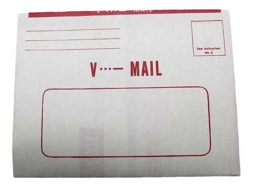Segunda Guerra Mundial Carta V - Mail Em Branco 0
