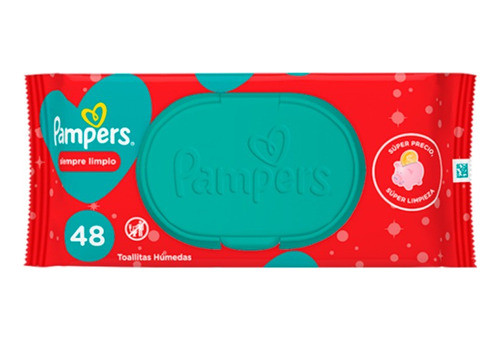 Pampers Kit X3 Toallitas Húmedas Siempre Limpios Bebes 48u 1