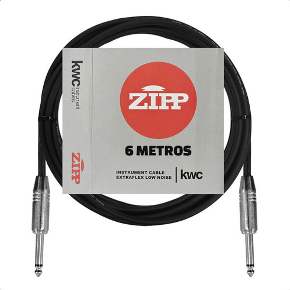 Cable P/ Bafle Instrumento Guitarra Teclado Bajo Plug Kwc 6m 0