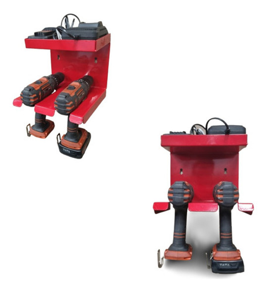 Soporte Porta Taladro Atornillador Pared 0
