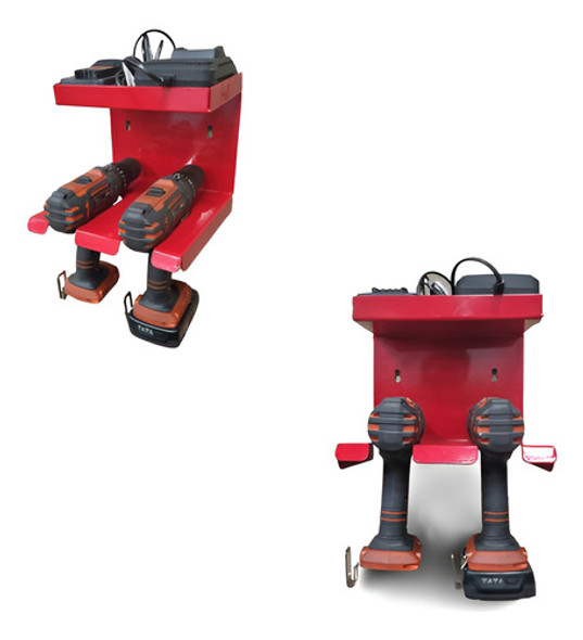 Soporte Porta Taladro Atornillador Pared 0