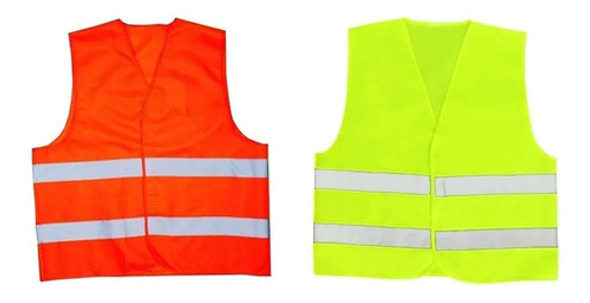 Chaleco Reflectivo Reglamentario Fluo Seguridad - Fas Motos 0
