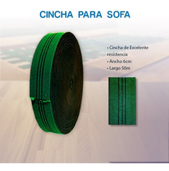 Cincha Para Sofa Rollo De 50m Marca Consun 1