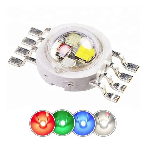 Led Rgbw Full-color Light-emitting Diodes Eight-foot 4w 0