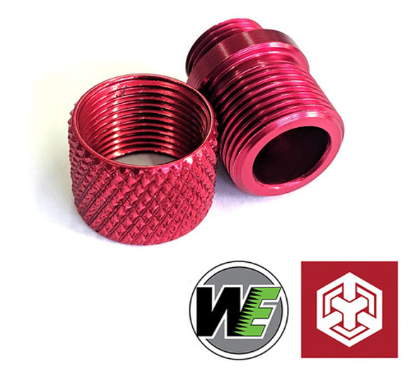 Flash Hider Adaptador+capa Tracer Pistola Gbb Airsoft We Aw 1 Flash Hider Adaptador+capa Tracer Pistola Gbb Airsoft We Aw 1