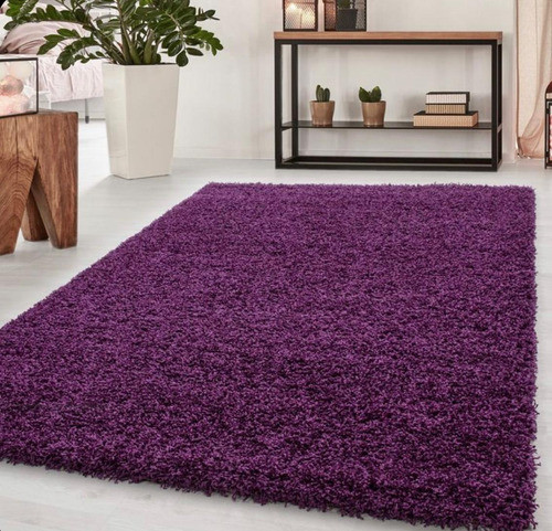 Alfombra Shaggy Pelo Corto De 2 Cm  200 X 250 Cm 1