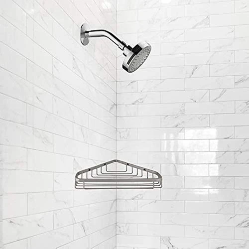 Design House 588921-ss Cesta De Ducha De Esquina De Acero In 1