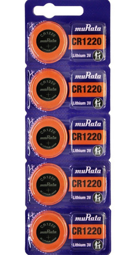 50 X Pilas Boton Cr1220 Murata 1220 Original San Martin 0