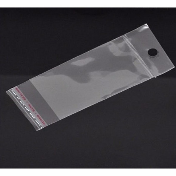 Saco Adesivado Plastico Transp. Com Solapa 5x40 C/500un 0
